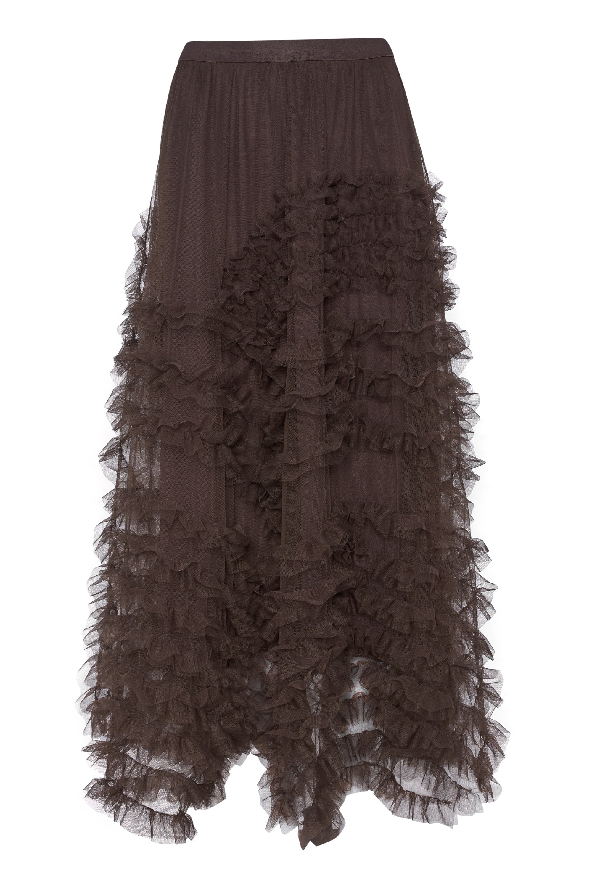 Jupe en tulle - Marron