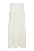 Jupe maxi tissée Morien - Blanc cassé