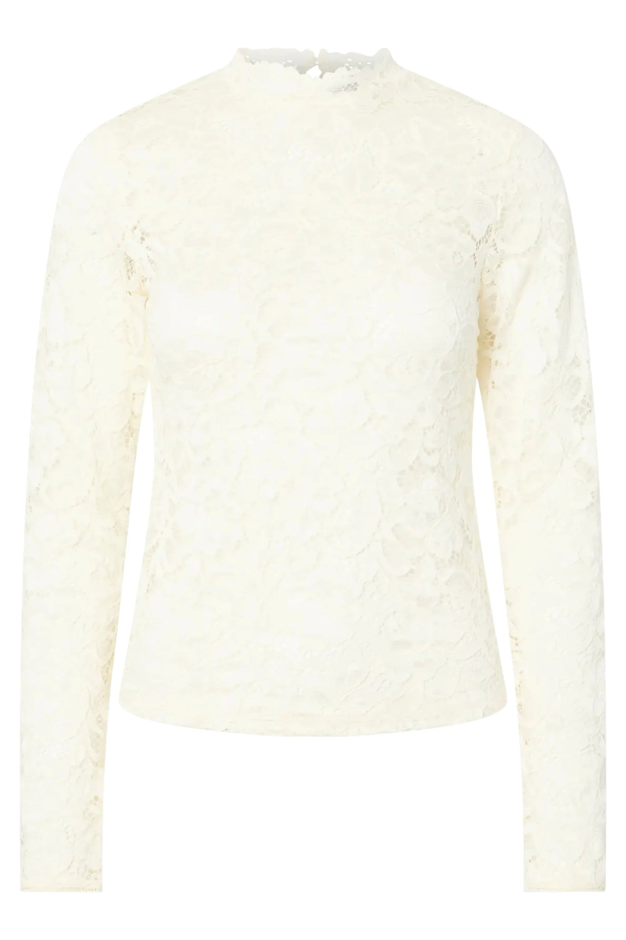 Haut en dentelle manches longues Yaslacey S - Immaculé