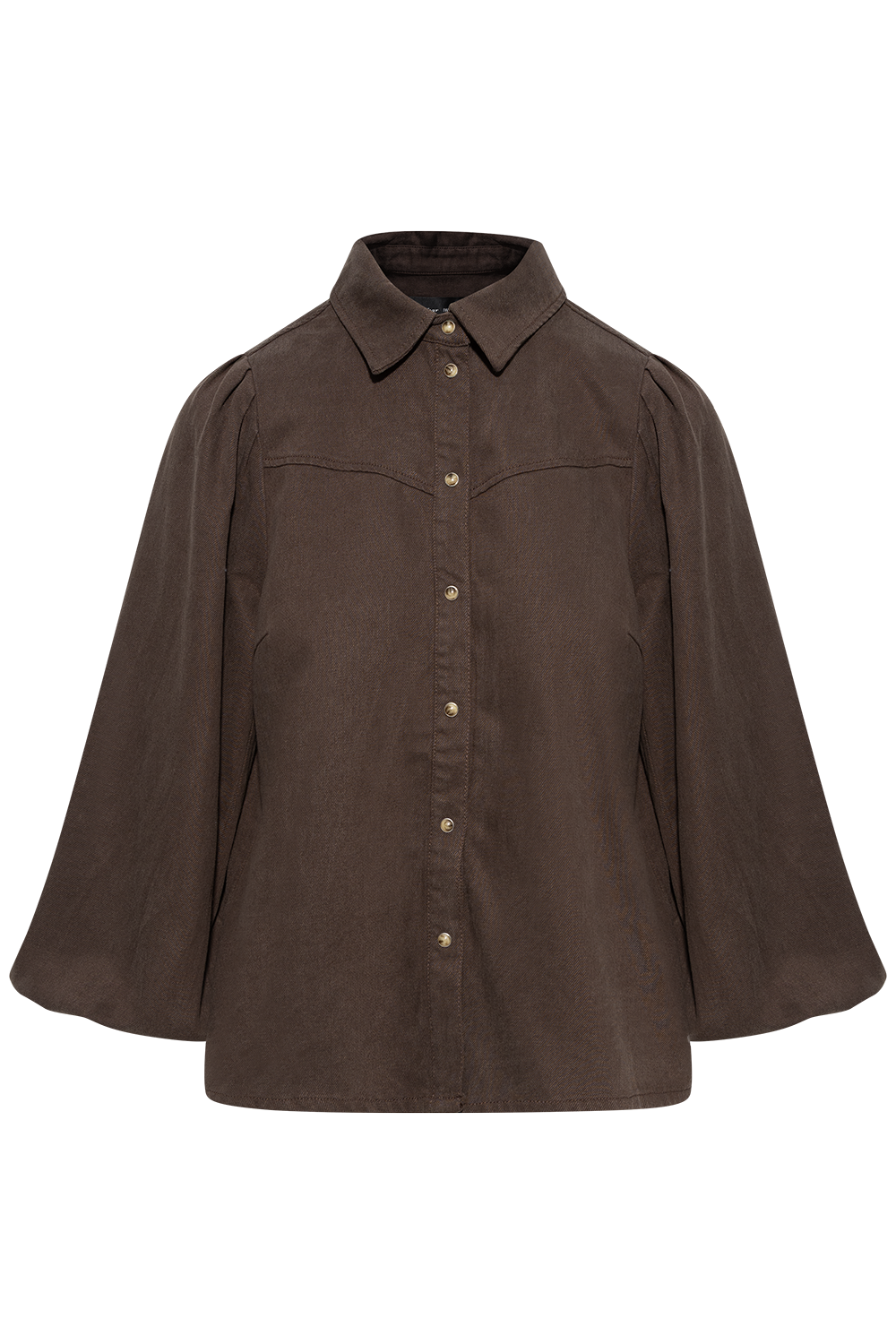 Chemise Hessiw Ballari - Marron chocolat