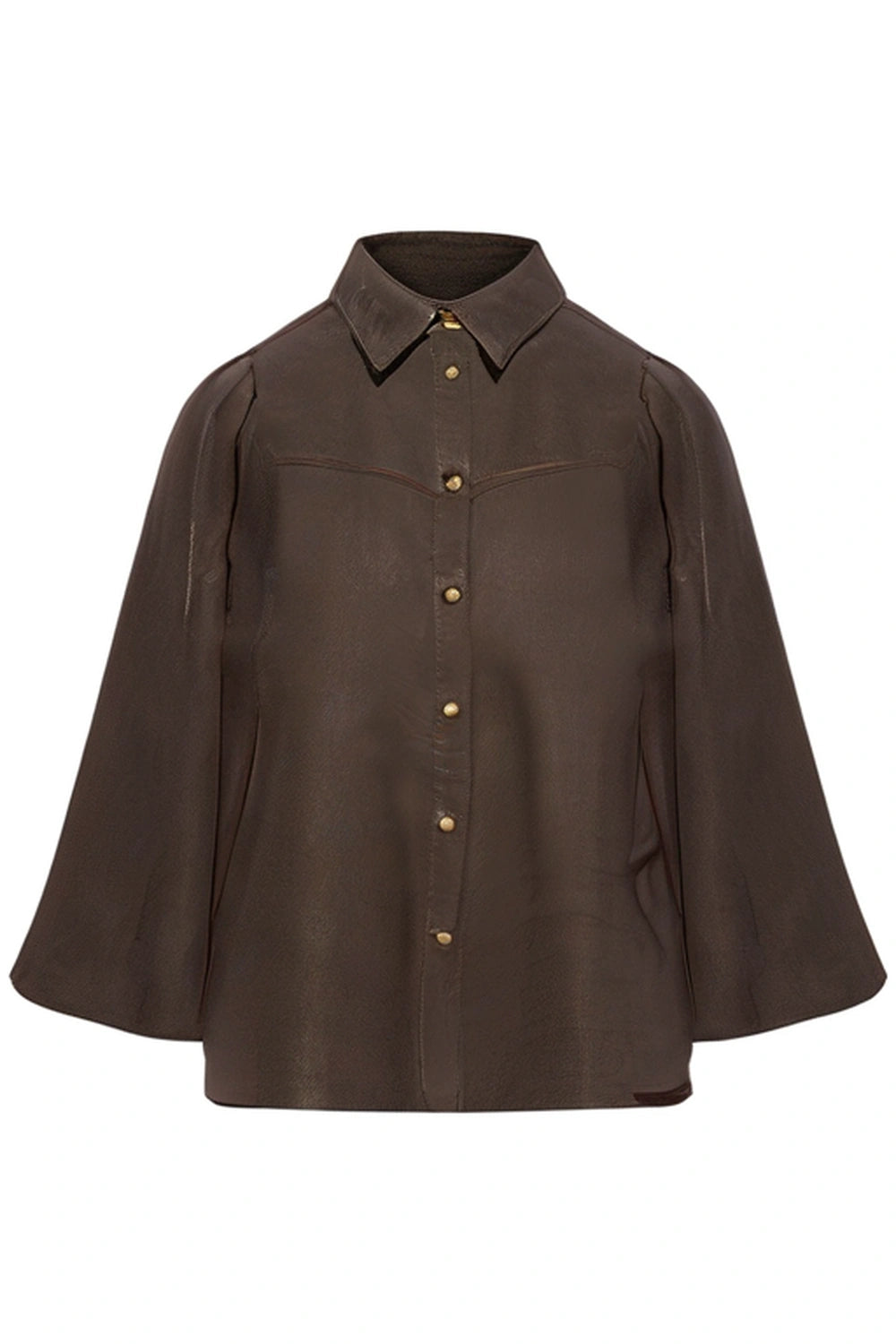 Chemise Hessiw Ballari - Marron chocolat