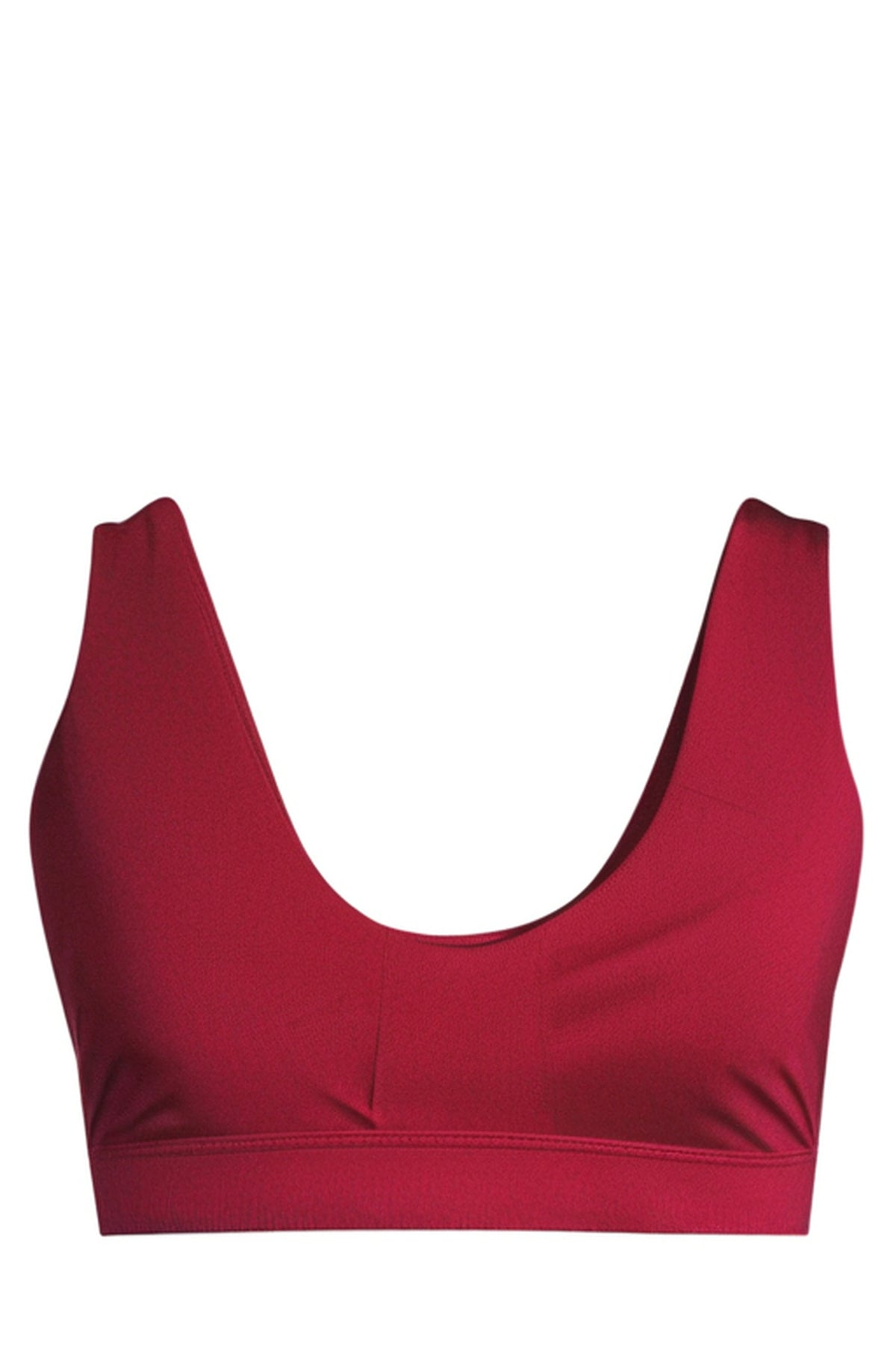 Brassière de sport rembourrée Soft Touch - Rouge bordeaux