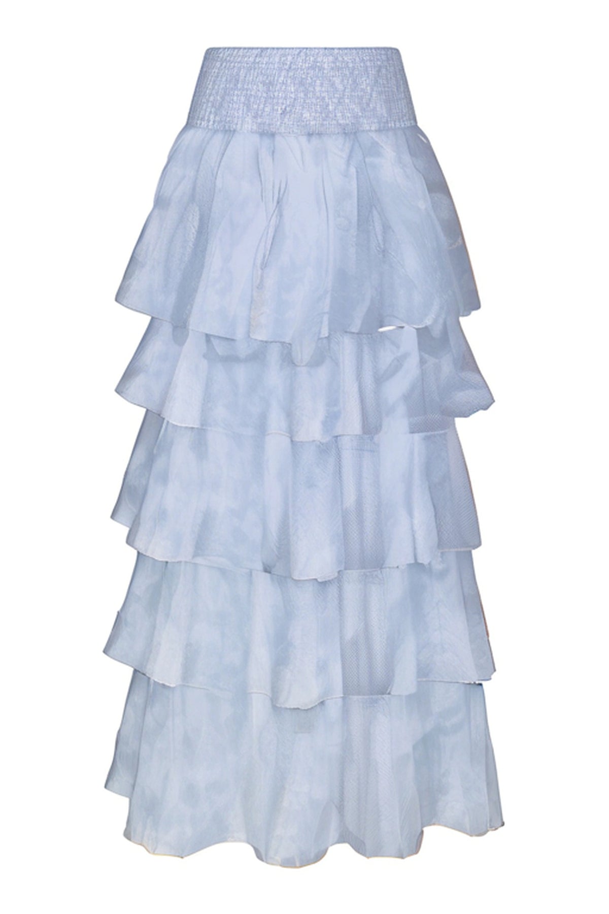 Jupe Morris Mini Stripe - Bleu clair