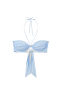 Haut de bikini Billow - Bleu nacré