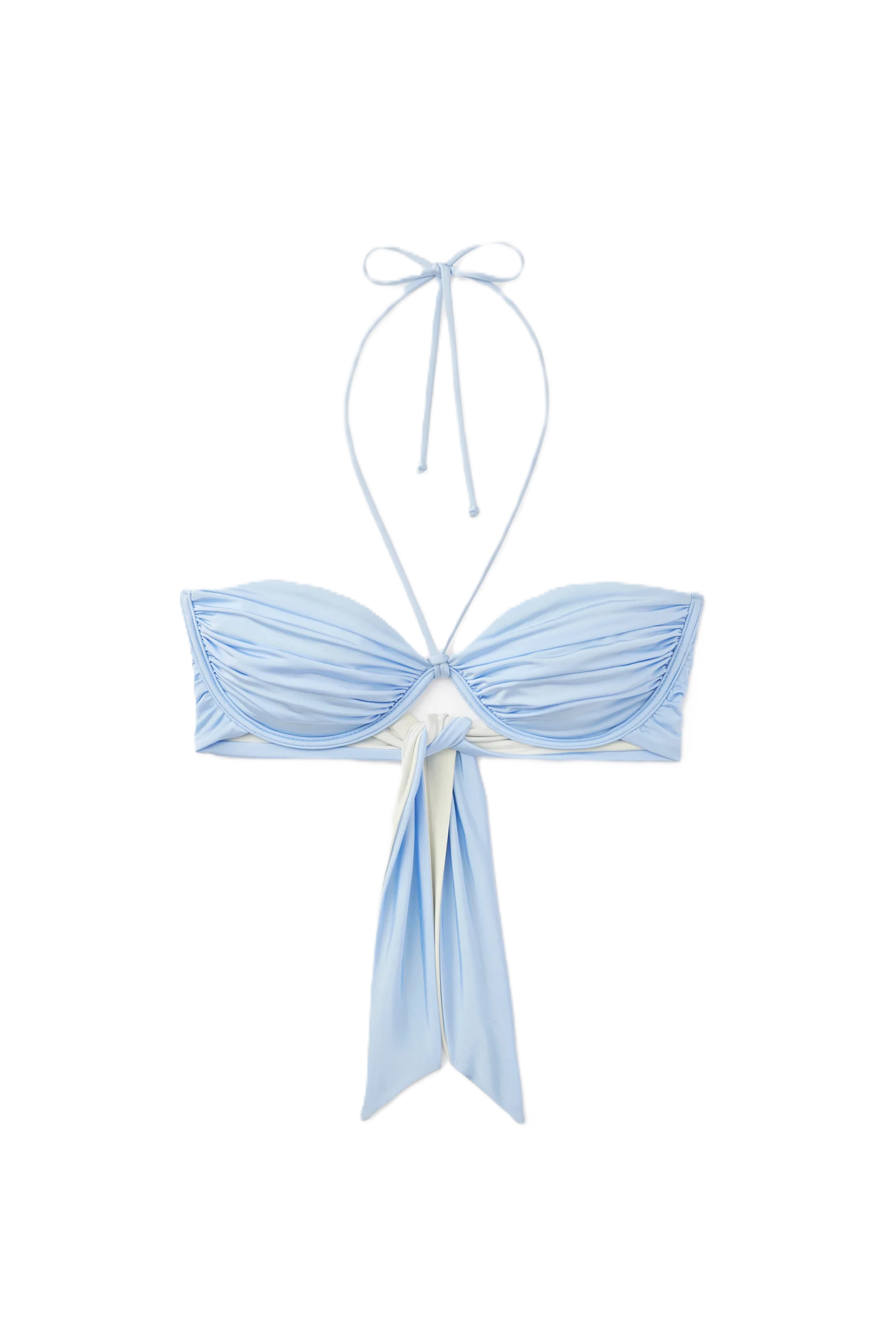 Haut de bikini Billow - Bleu nacré