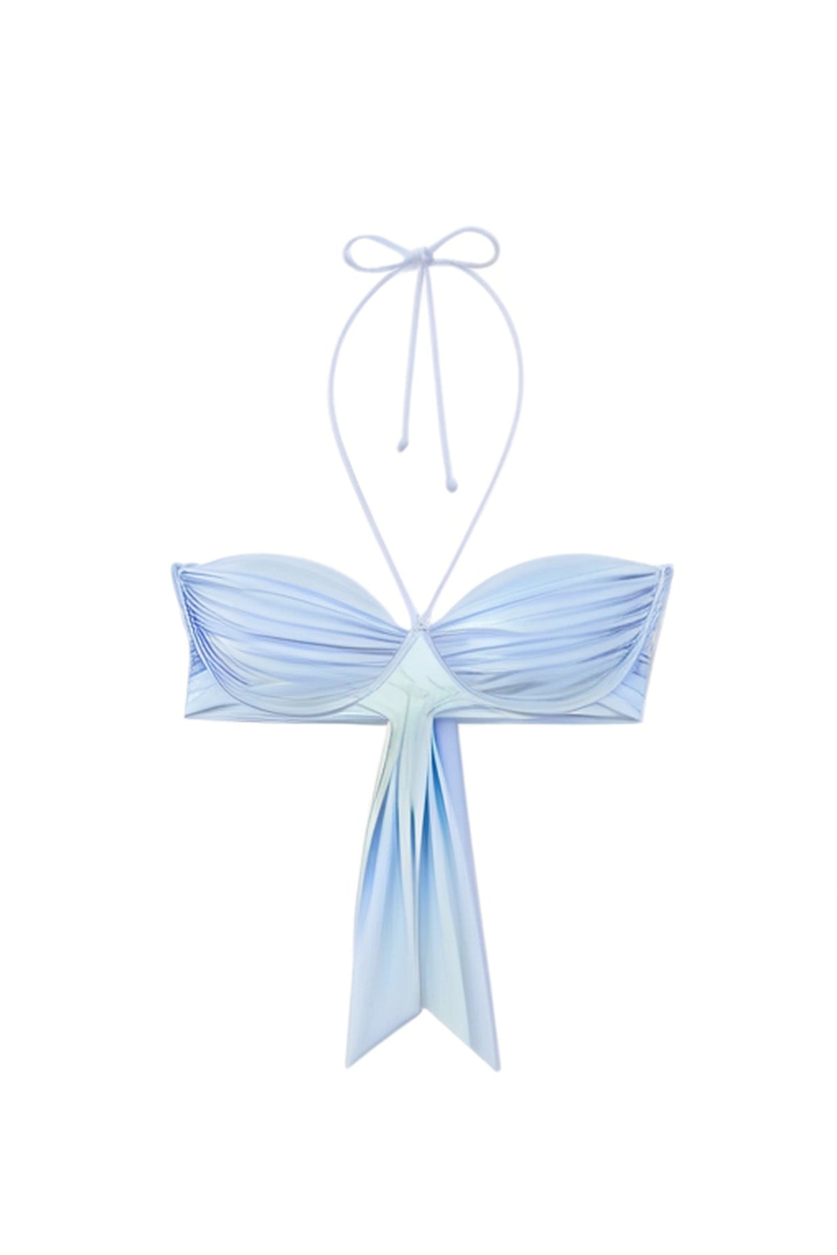 Haut de bikini Billow - Bleu nacré