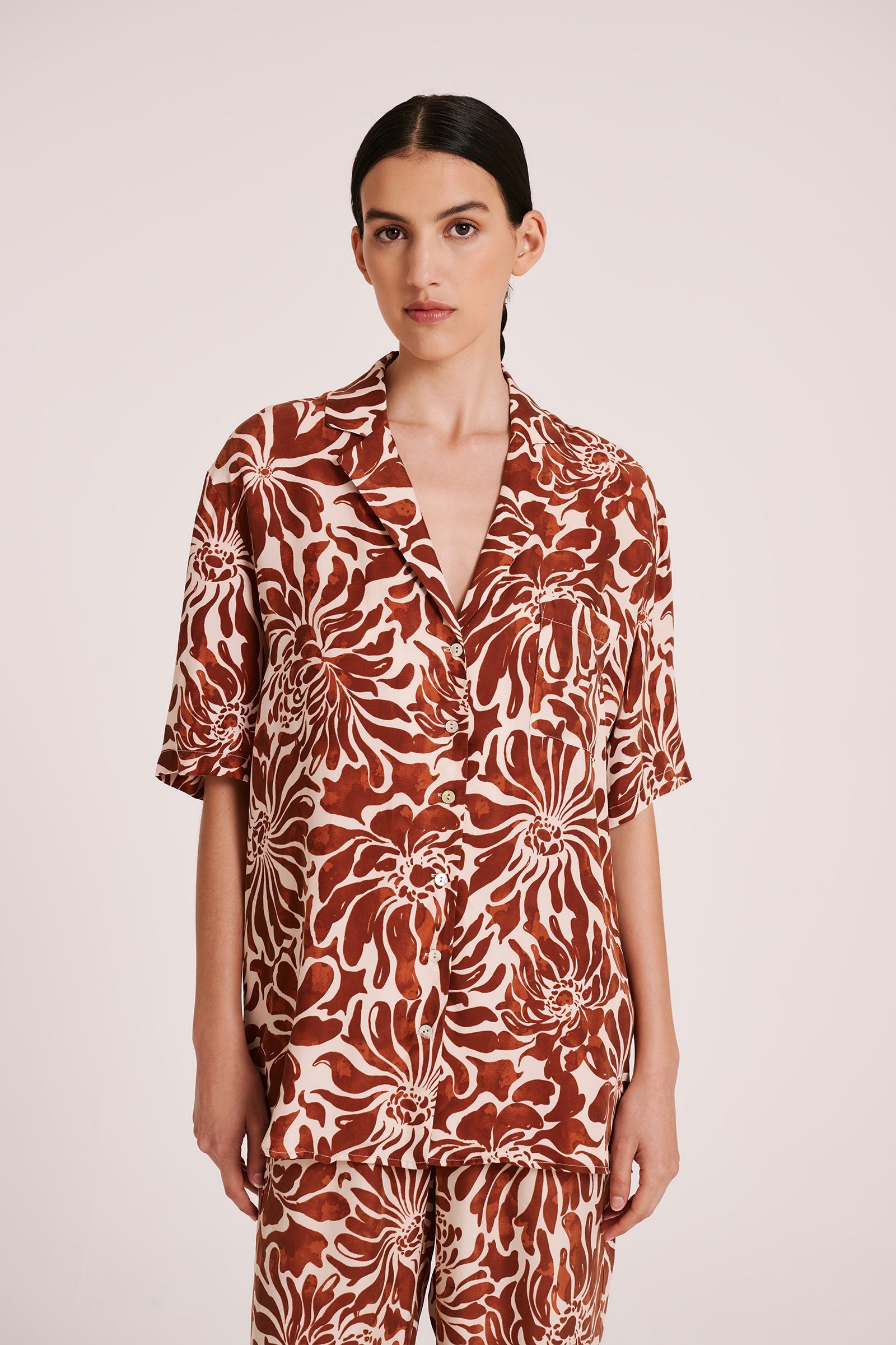 CHEMISE SABINE EN CUPRO