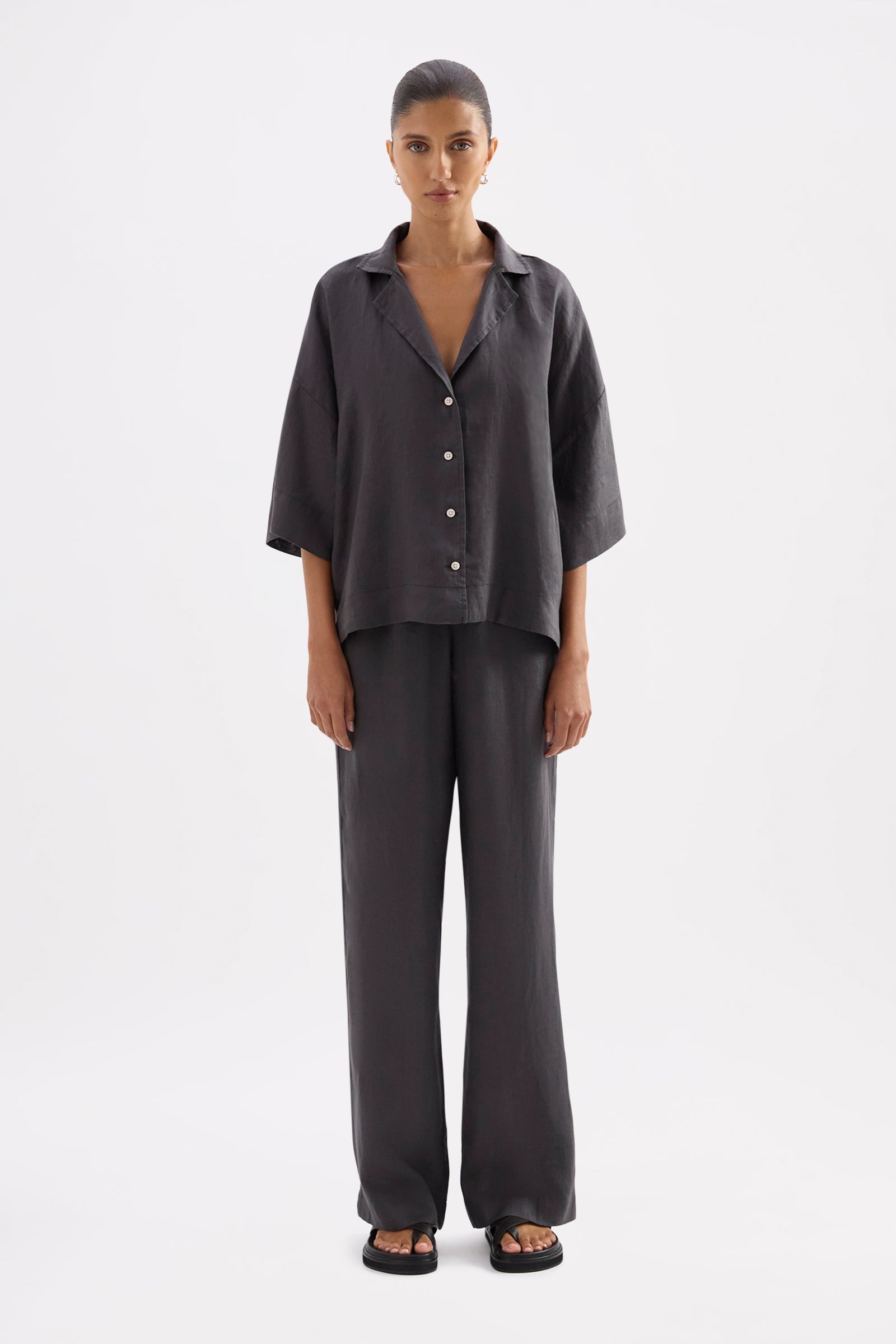 PANTALON LOUNGE EN LIN